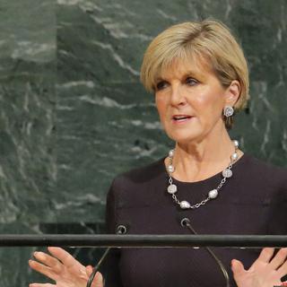 La ministre australienne des Affaires étrangères Julie Bishop a proposé aux USA de s'inspirer de son pays pour le contrôle des armes. [Reuters - Lucas Jackson]