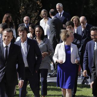 Le nouveau gouvernement du président Macron respecte pleinement la parité. [AFP - Thomas Samson]