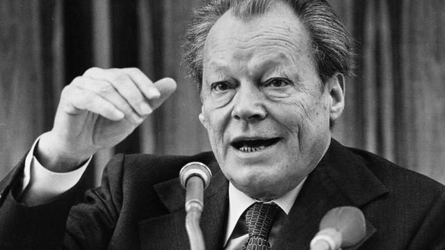 Willy Brandt fut chancelier de la RFA de 1969 à 1974. [AP/Keystone - Klaus Schlagmann]