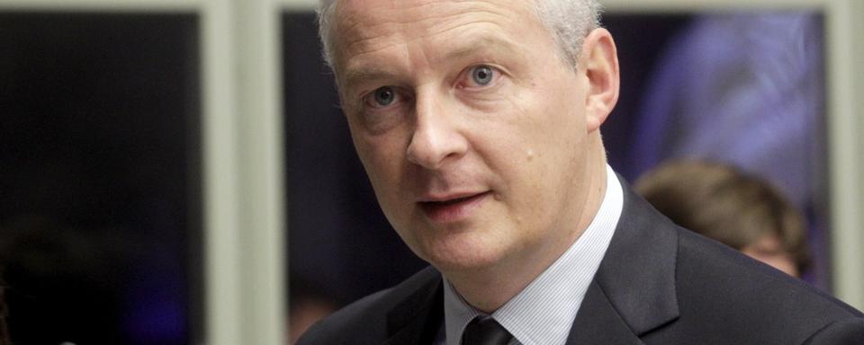 Le ministre français de l'Economie Bruno Le Maire, ce vendredi 15 septembre à Tallinn. [Keystone - Valda Kalnina - EPA]