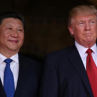 Le président chinois Xi Jinping et le président américain Donald Trump - Avril 2017. [Reuters - Carlos Barria]