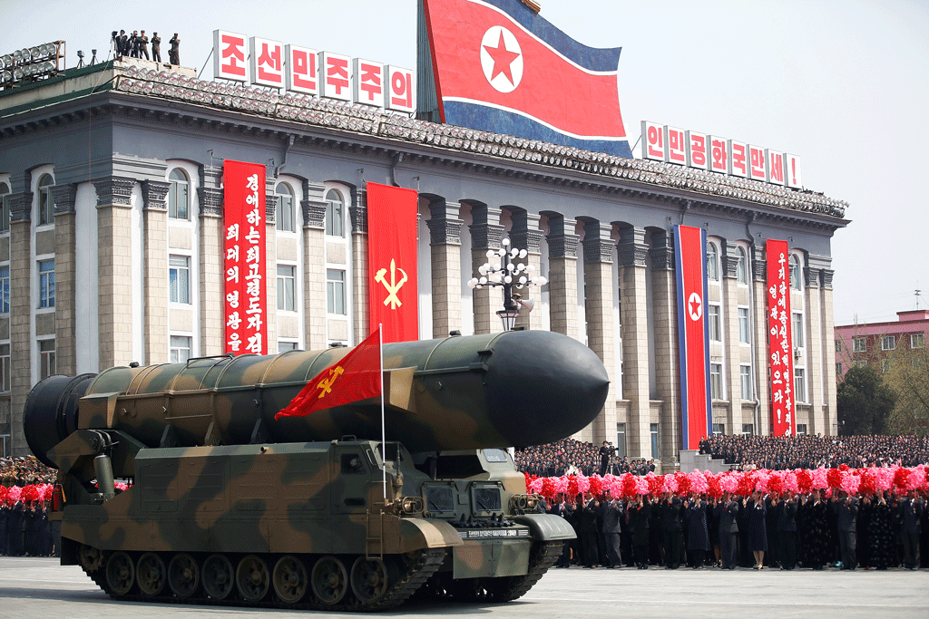 La Corée du Nord montre les muscles. [Reuters - Damir Sagolj]