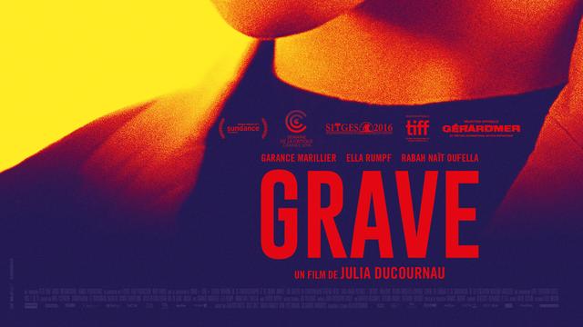 L'affiche du film "Grave" de Julia Ducournau. [Petit Film/Rouge International/Frakas Productions]