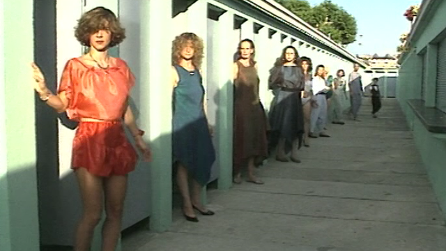 Défilé de mode aux Bains des Pâquis, 1988. [RTS]