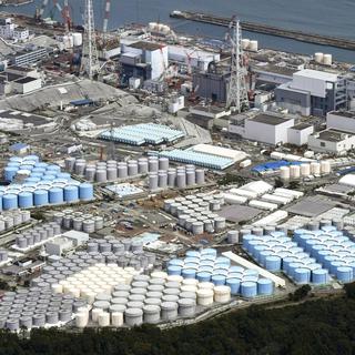 La centrale de Fukushima au Japon. [Keystone - Daisuke Suzuki /Kyodo News/AP]