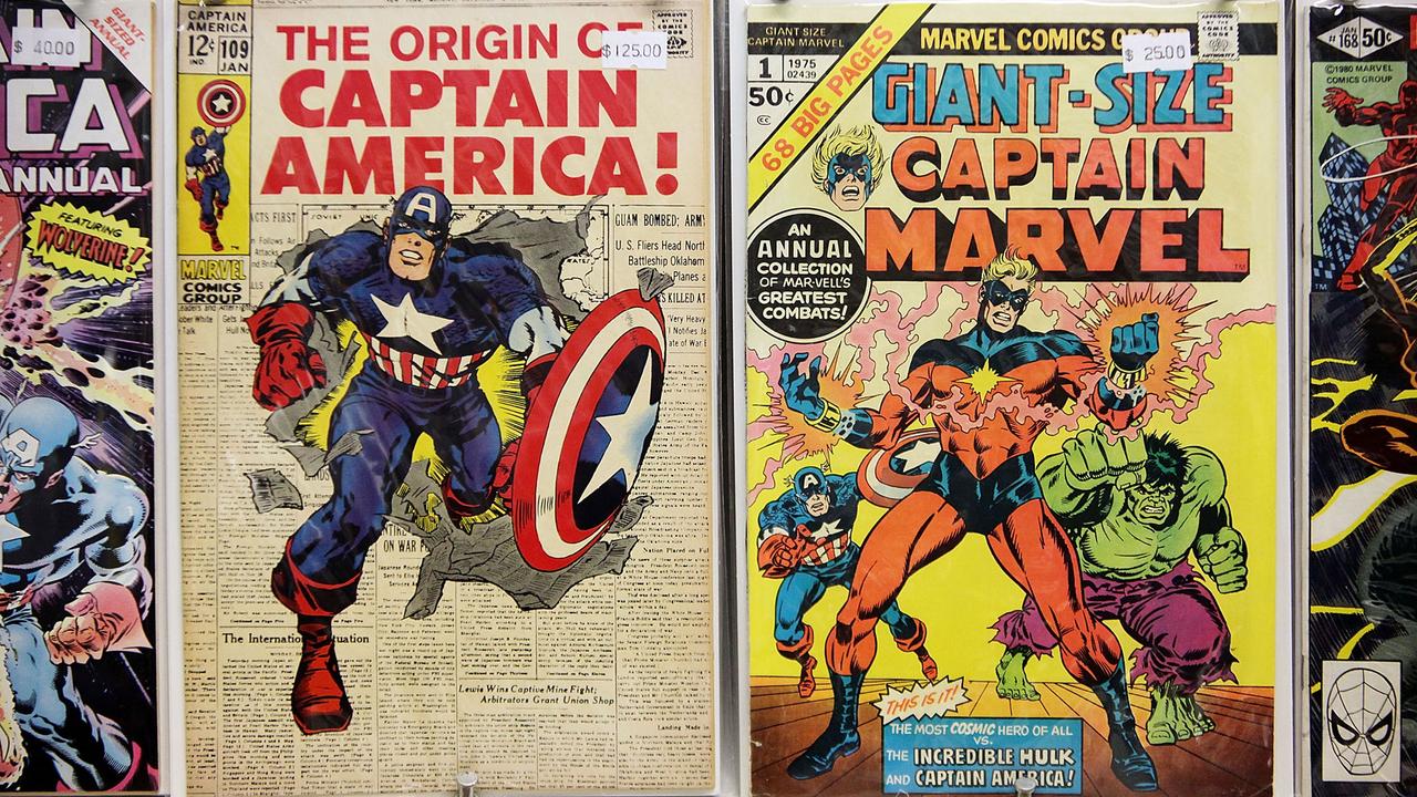 Des exemplaires vintage de Comics Marvel à vendre au St. Mark's Comics à New York en 2009. [AFP - Mario Tama]