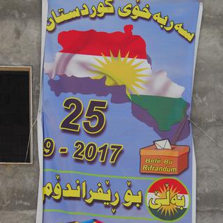 Affiche du référendum au Kurdistan irakien en août 2017.
Pascal Maguesyan
Mesopotamia [Mesopotamia - Pascal Maguesyan]