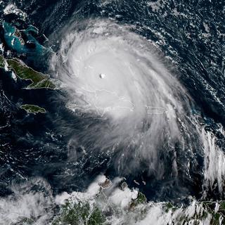 Image satellite de la NOAA montrant les ouragans Irma et Jose, le 7 septembre 2017.
Jose ROMERO/NOAA/RAMMB
AFP [AFP - Jose ROMERO/NOAA/RAMMB]