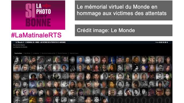 Le mémorial virtuel du journal Le Monde en hommage aux victimes des attentats. [Le Monde]