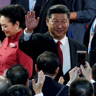 Le chef de l'Etat chinois Xi Jinping aux célébrations à Hong Kong vendredi 30 juin. [Reuters - Tyrone Siu]