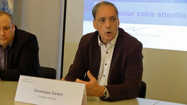 Dominique Sartori, directeur de l'Hôpital du Jura bernois. [RTS - Alain Arnaud]