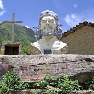 monument à la mémoire de Che Guevara à la Higuera, en Bolivie, où il a été capturé et exécuté en octobre 1967 [Keystone]