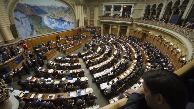 L'Assemblée fédérale. [Keystone]