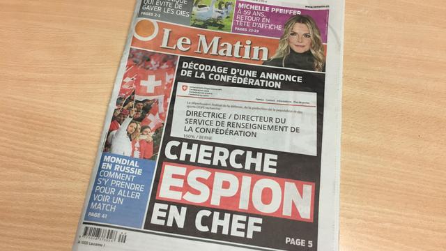 Le Matin sous forme papier pourrait disparaître.