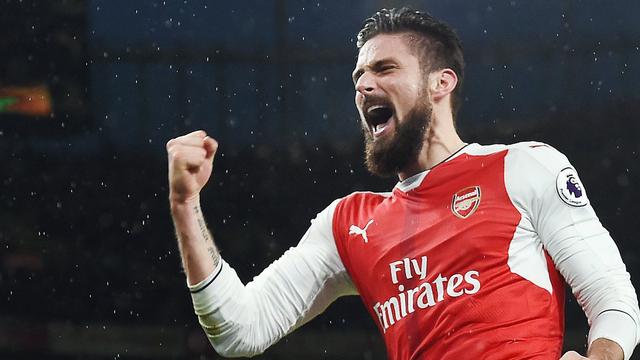 Olivier Giroud a peut-être déjà inscrit le plus beau but de l'année 2017. [A.Rain]