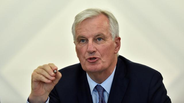 Michel Barnier, négociateur en chef de l'UE pour le Brexit, présente l'état des négociations avec le Royaume-Uni. [Reuters - Eric Vidal]