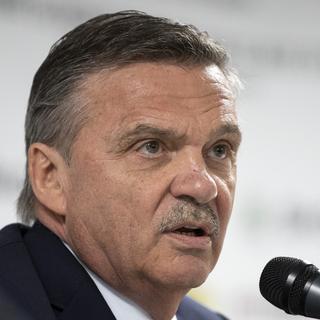 René Fasel, le président de l'IIHF. [Peter Schneider]