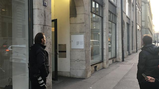 L'entrée du Tribunal militaire 4 à Berne. [RTS - Camille Degott]