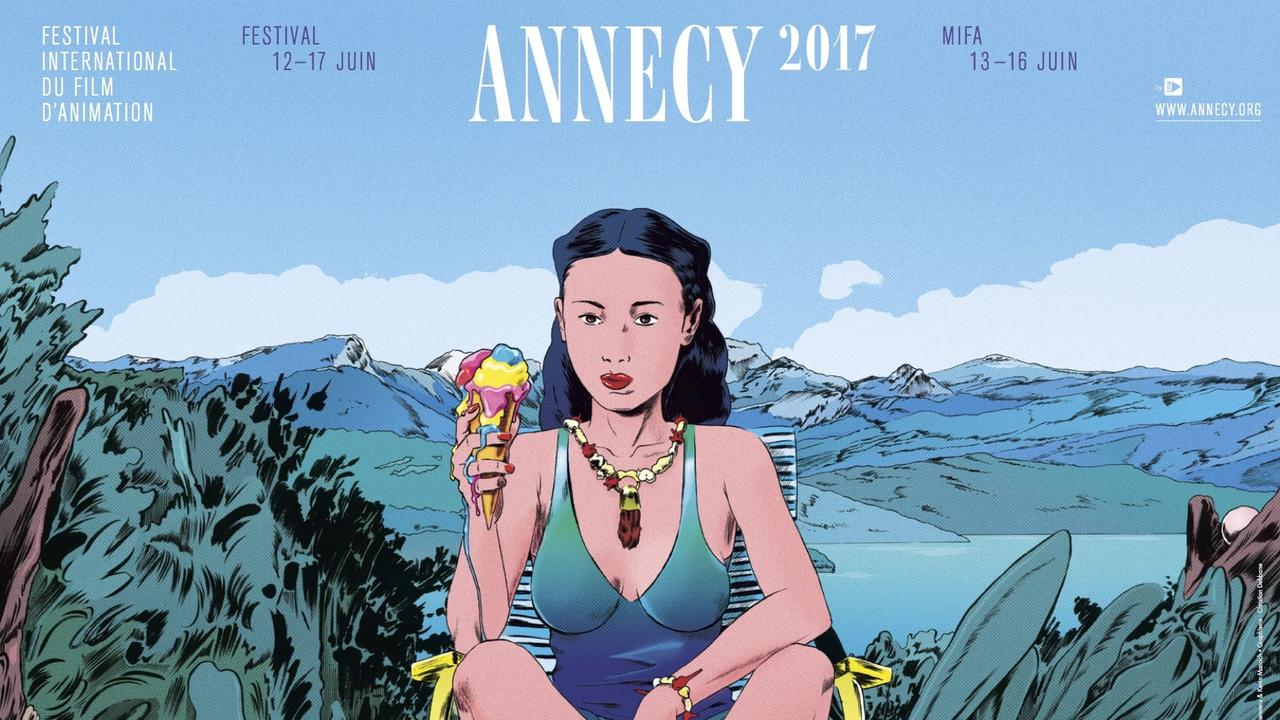 L'affiche du Festival international du film d'animation d'Annecy 2017. [Festival d'Annecy]