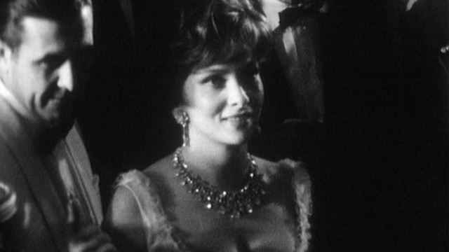 Gina Lollobrigida à Cannes en 1961. [RTS]