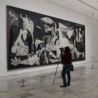 Le tableau "Guernica" de Pablo Picasso. [AFP - Javier Soriano]
