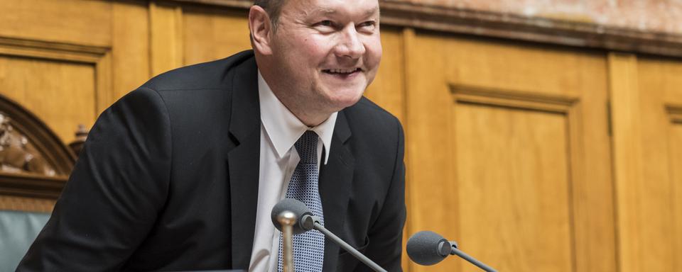 Jürg Stahl, président de Swiss Olympic et président du Conseil national. [Keystone - Anthony Anex]