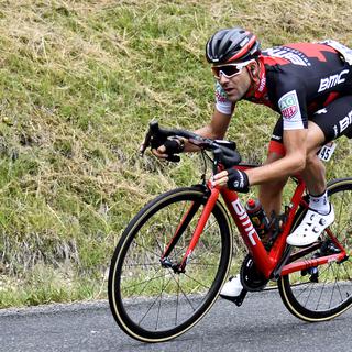 Le cycliste français Amaël Moinard, de l'équipe BMC. [BELGA/AFP - Dirk Waem]