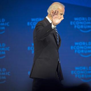 Joe Biden a fait ses adieux à Davos. [EPA/Keystone - Gian Ehrenzeller]