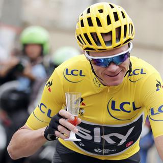 Christopher Froome après sa victoire au Tour de France 2017. [Benoit Tessier]