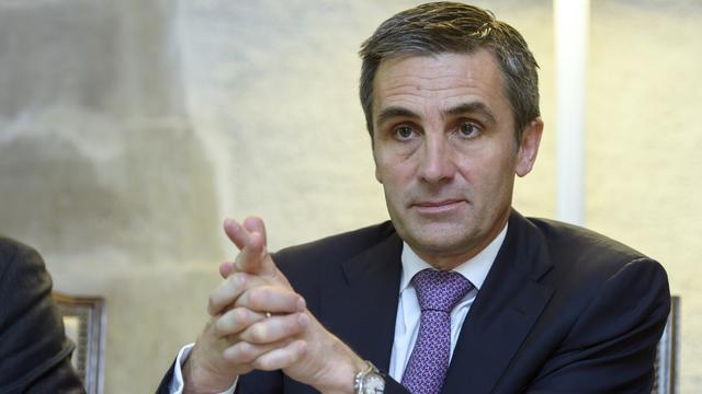 Le président du Conseil d'Etat genevois François Longchamp. [Keystone - Martial Trezzini]