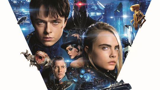 L'affiche du film "Valérian et la cité des mille planètes" de Luc Besson. [DR]