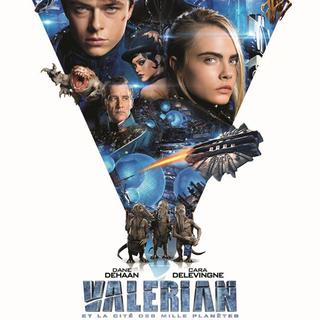 L'affiche du film "Valérian et la cité des mille planètes" de Luc Besson. [DR]