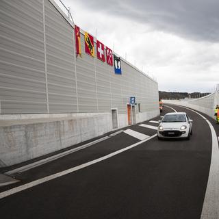 Le contournement Est de Bienne a été inauguré vendredi 27 octobre. [Keystone - Peter Klaunzer]