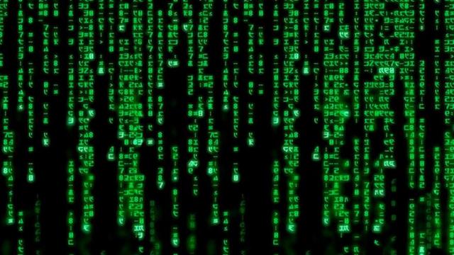 Les fameuses lignes de code de Matrix. [@Warner]