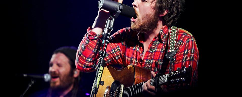 Robin Pecknold, chanteur des Fleet Foxes, en 2011 à Alges au Portugal. [EPA/Keystone - Jose Sena Goulao]