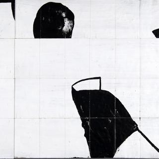 "Sans titre, 1997" d'Hanns Shimansky, exposé au MAHN pour l'exposition "Sous les dehors du dessin". [MAHN - S. Iori]