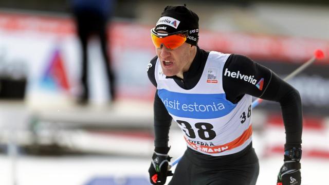 Cologna jouera gros sur le 50 km dimanche. [Keystone - Valda Kalnina]