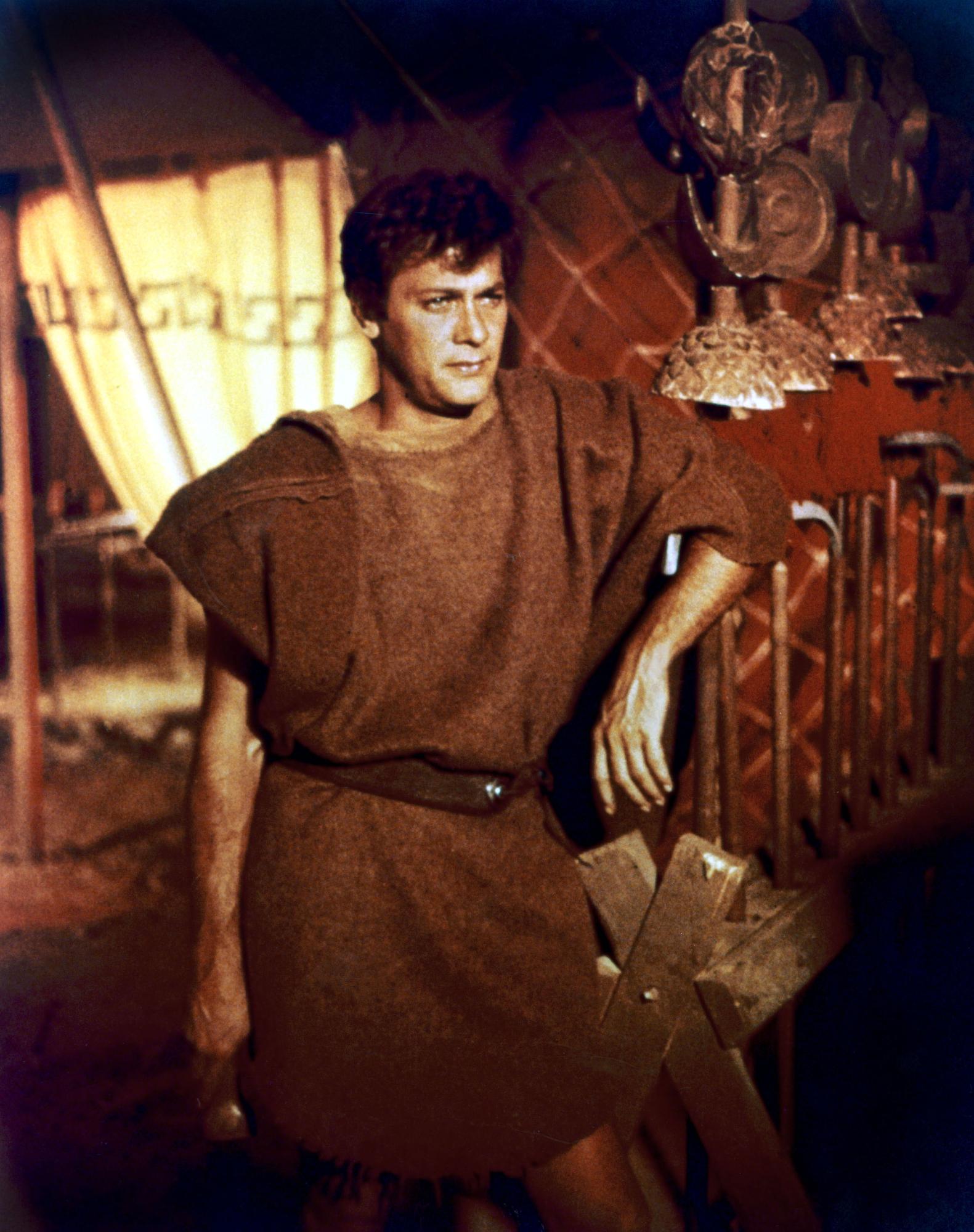 TonyCurtis incarne Antoninus dans "Spartacus" en 1960. [AFP - Bryna]