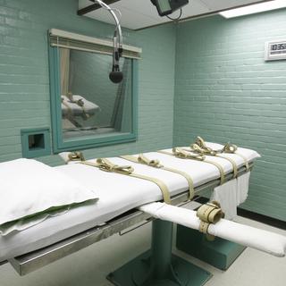 Une salle où sont réalisées les injections létales dans une prison américaine. [AP/Keystone - Pat Sullivan]