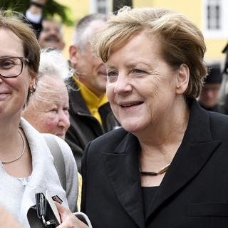 Angela Merkel espère décrocher un quatrième mandat. [Boris Roessler]
