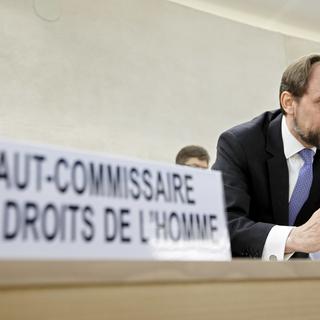 Le haut-commissaire de l'ONU aux droits de l'homme Zeid Ra'ad Al Hussein. [AP/Keystone - Salvatore Di Nolfi]
