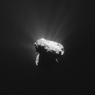 Image de la comète 67P/Churyumov réalisée par la caméra de la sonde Rosetta en août 2013.
ESA
AFP [AFP - ESA]