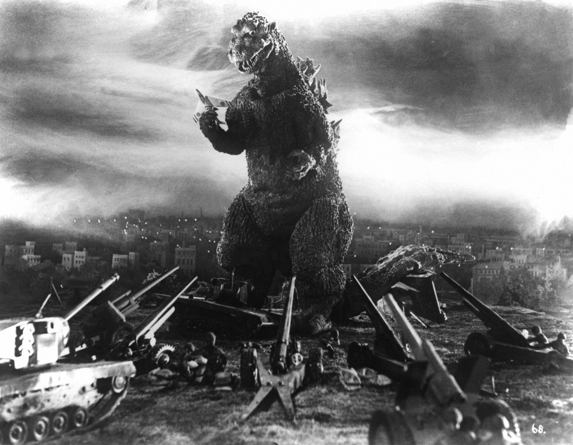 Godzilla en 1954 dans le film de Ishiro Honda. [Toho films/AFP]