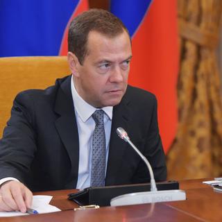 Dimitri Medvedev dresse un portait très sombre de l’avenir des relations russo-américaines. [Sputnik/AFP - Alexander Astafyev]