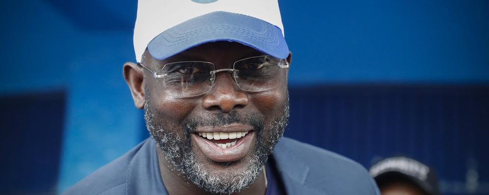 George Weah. [EPA/Keystone - Nic Bothma]