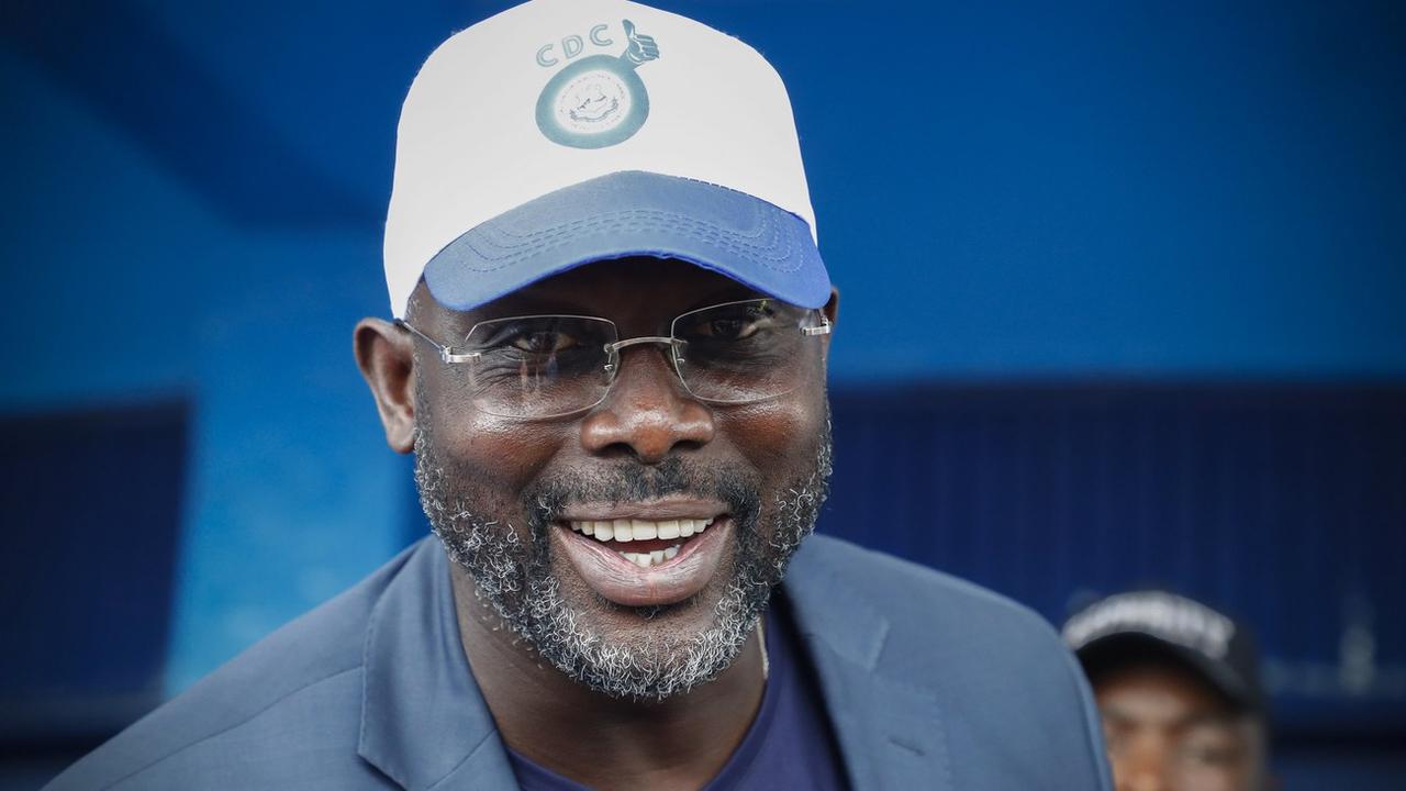 George Weah. [EPA/Keystone - Nic Bothma]