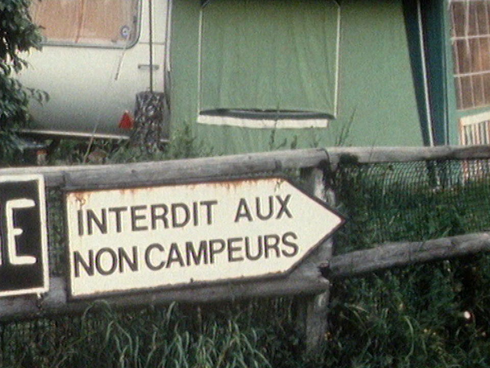 Le gardien du camping en 1981. [RTS]