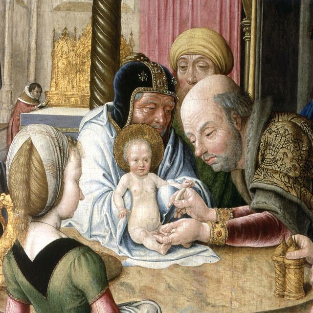 La circoncision (détail). Peinture de maître de Saint-Séverin (1485-1515), école allemande. Paris, musée du Louvre.
Collection Roger-Viollet
AFP [AFP - Collection Roger-Viollet]