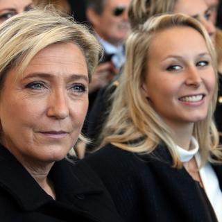 Marine Le Pen et Marion Maréchal-Le Pen en octobre 2015. [afp - Eric Gaillard]