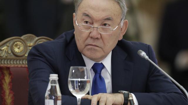 Le président du Kazakhstan Noursoultan Nazarbaïev. [AP/Keystone - Dmitri Lovetsky]